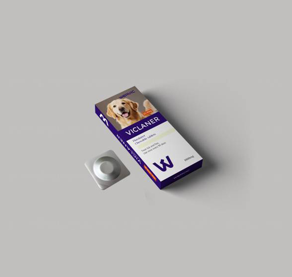 Viclaner chewable tablets for dog