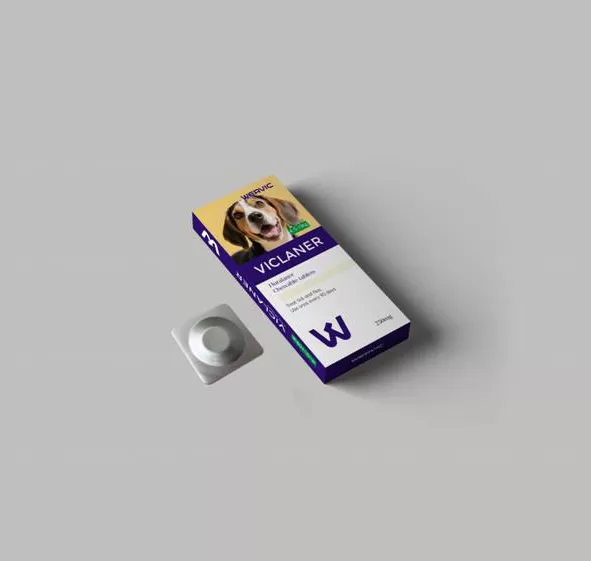 Viclaner chewable tablets for dog