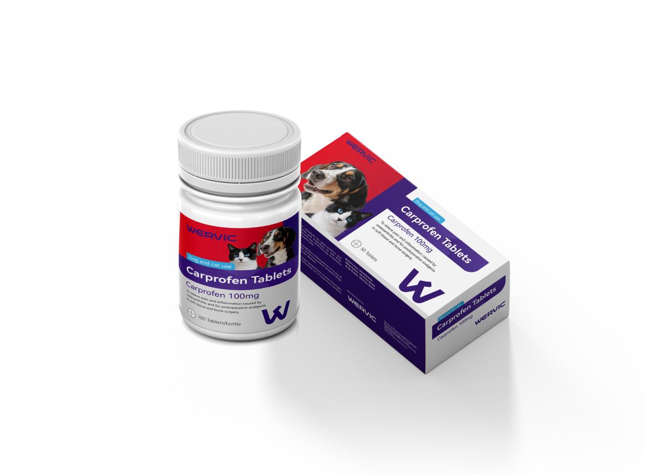 Carprofen tablets (for dogs and cats) antibiotic pet medicines