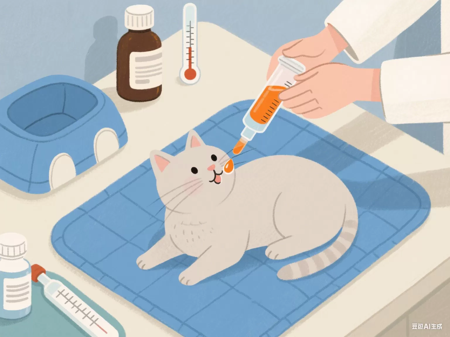 Cat deworming options: internal and external deworming