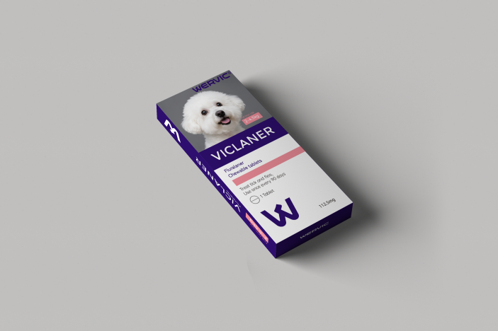 Viclaner chewable tablets for dog