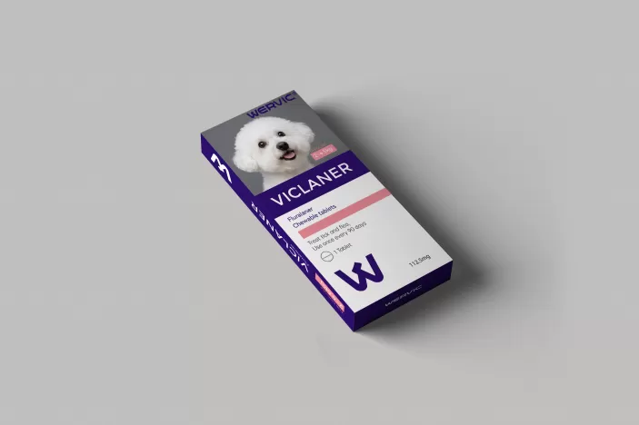 Viclaner chewable tablets for dog