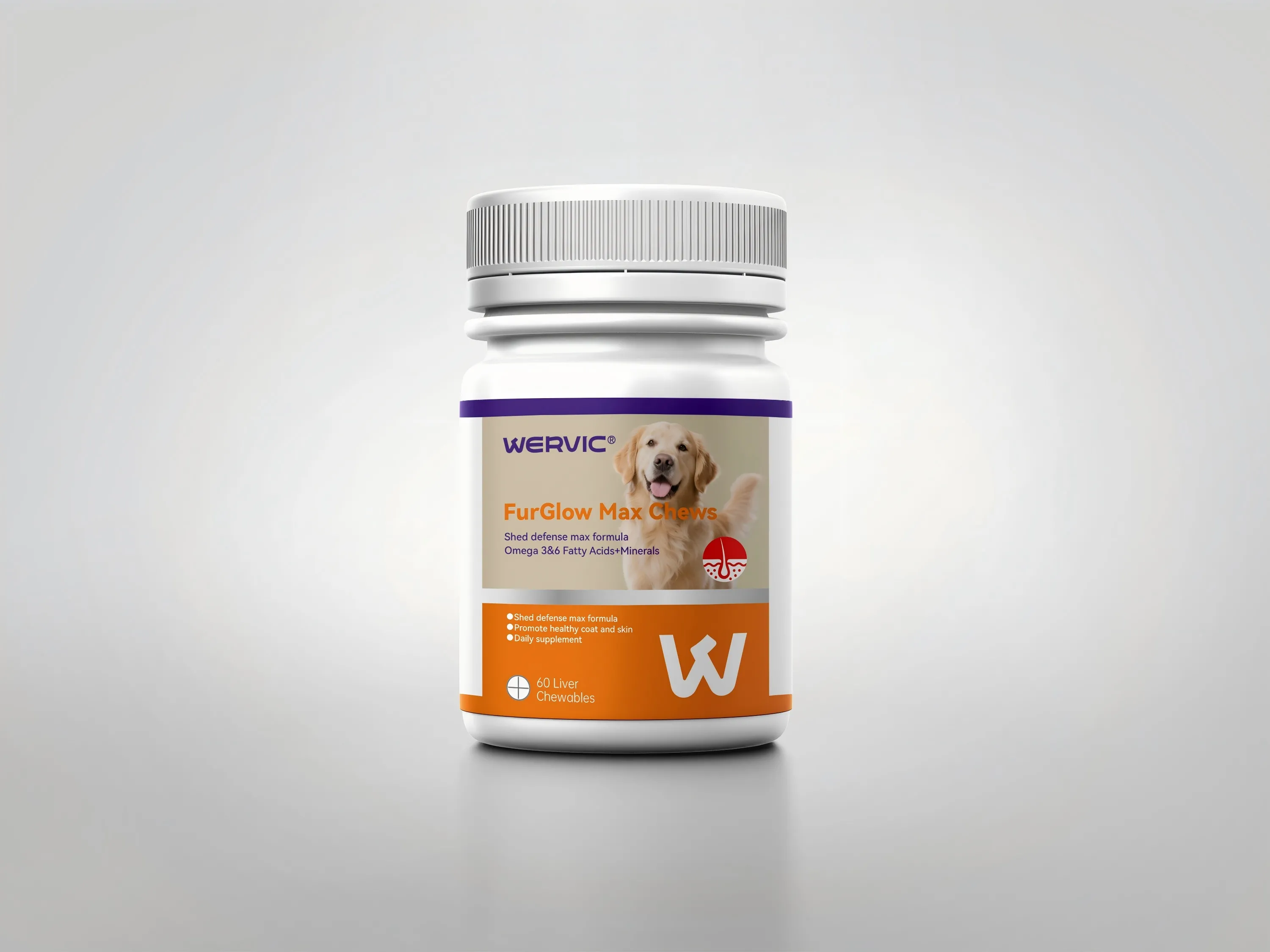 Healthy Coat Chewable Tablets FurGlow Max